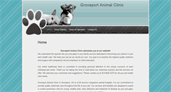Desktop Screenshot of groveportanimalclinic.com